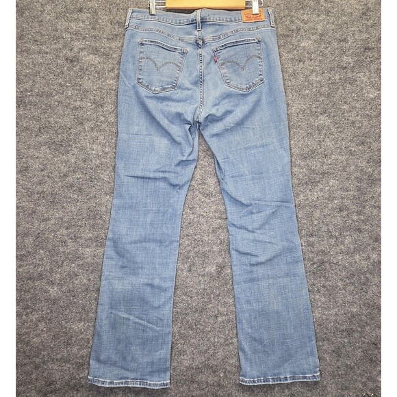 Levi's 315 Shaping Bootcut Jeans Womens 31 Light Wash Stretch Denim Minimalist - Picture 6 of 15